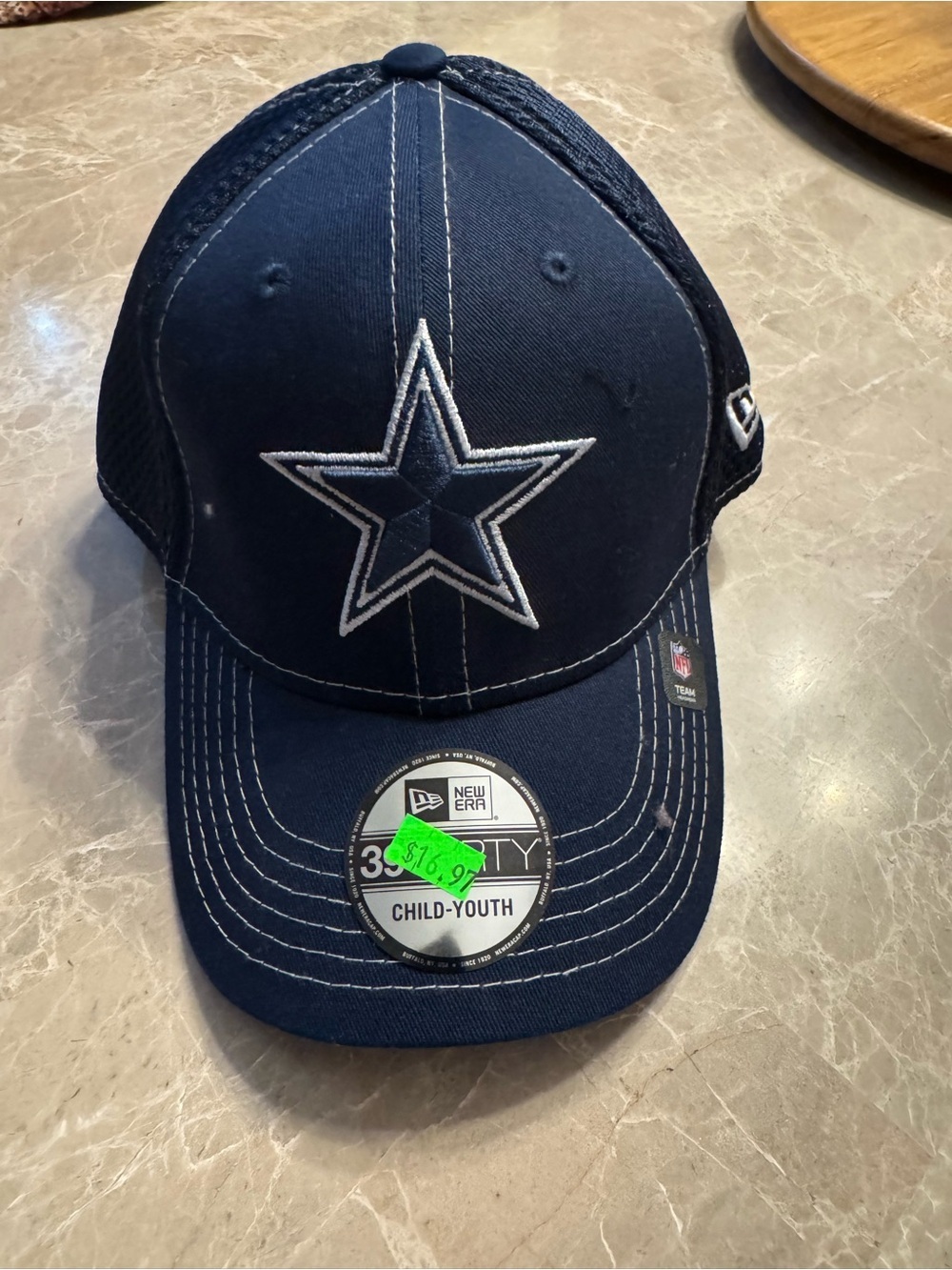 Dallas Cowboys hat youth size